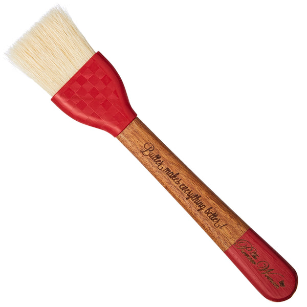 Cowboy Rustic Natural Boar's Hair Basting Brush with Acacia Wood Handle