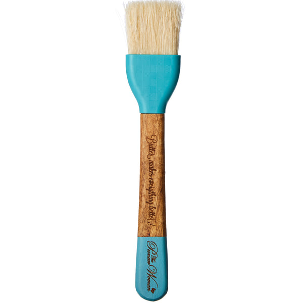 Cowboy Rustic Natural Boar's Hair Basting Brush with Acacia Wood Handle